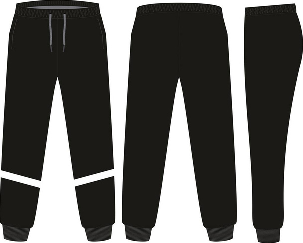 Sweat Pants tasarım örnekleme şablonlarını düzenliyor.  - Vektör, Görsel