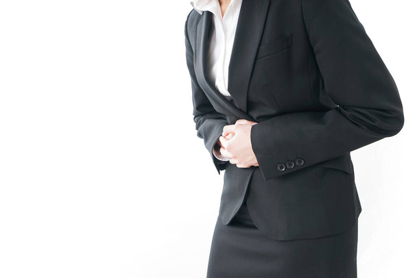 Portrait of Asian businesswoman isolated on white background - Zdjęcie, obraz