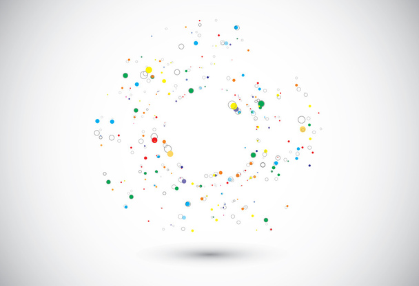 Abstract circles background. - Vector, Image