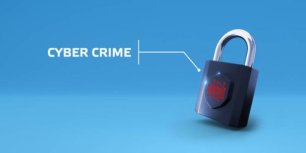 Datenschutzkonzept für Unternehmen im Bereich Cyber-Sicherheit. Cyberkriminalität  - Foto, Bild