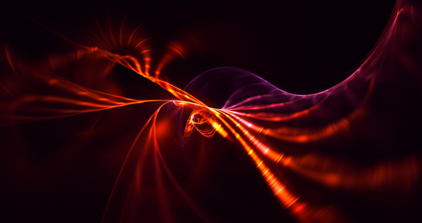 Representación 3D fondo de luz fractal multicolor abstracto - Foto, imagen