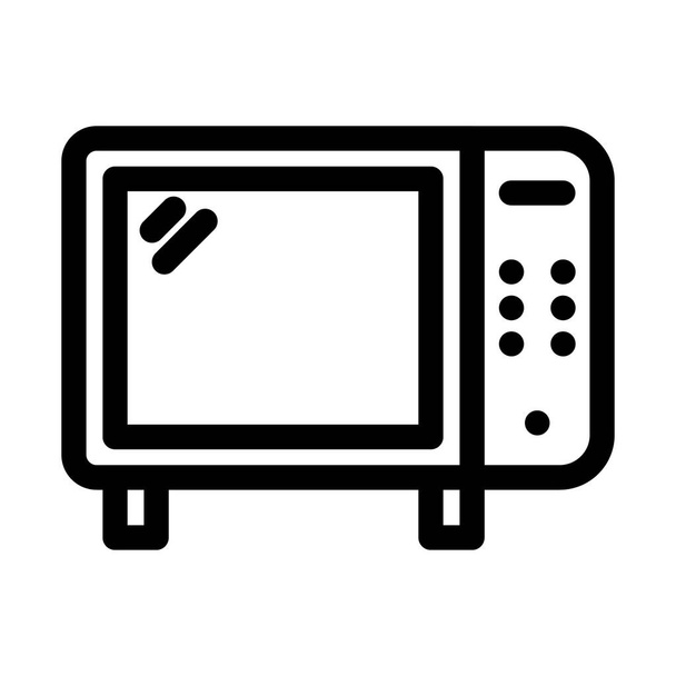 Šunkové maso Čárový vektor ikona, která může snadno upravit nebo upravit - Vektor, obrázek