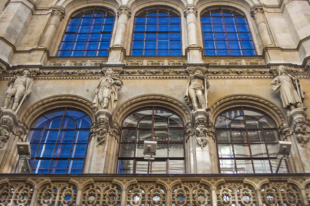 Vienna, Austria. Typical architectural details of historical buildings - Φωτογραφία, εικόνα
