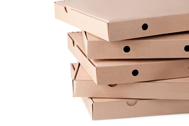 cardboard  pizza boxes - Photo, Image