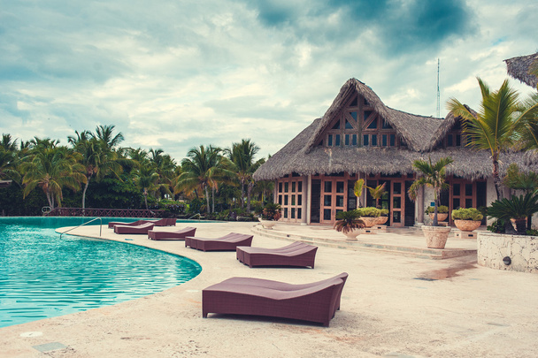 Outdoor resort pool - Photo, Image
