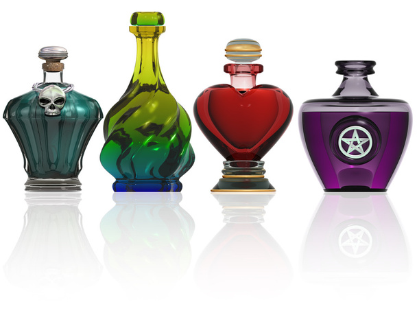 Collection of potion bottles - Photo, Image