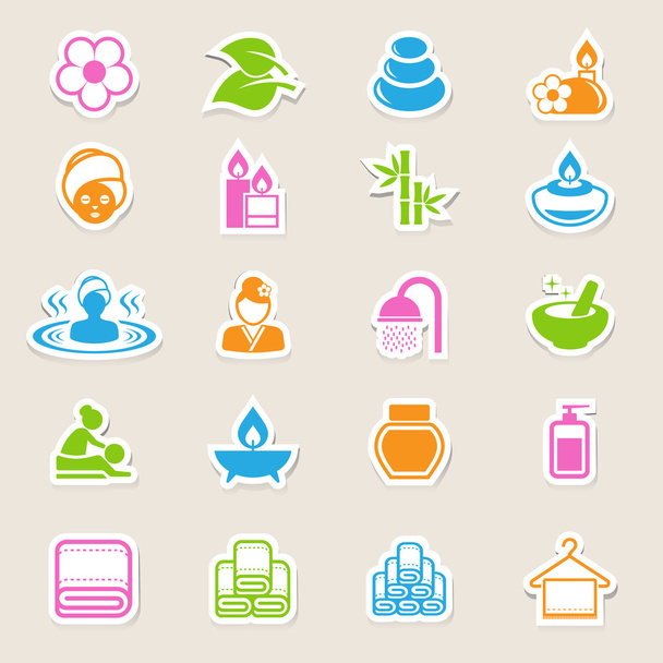 Spa icons set  - Vector, Image