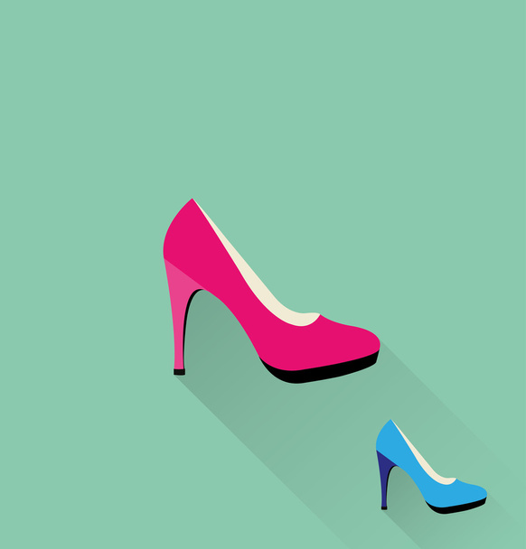 Icono zapatos
 - Vector, Imagen