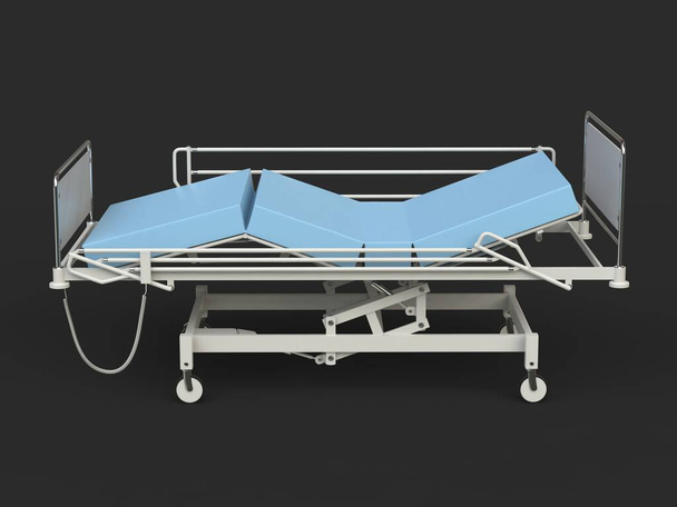Σύγχρονη νοσοκομείο ηλεκτρικό ιατρικό κρεβάτι - Φωτογραφία, εικόνα