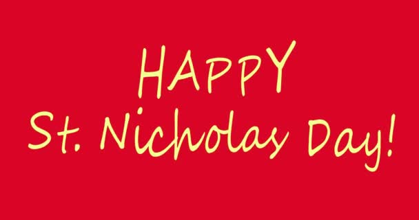 Animation Nicholas Day. Joyeuse carte Saint-Nicolas - Séquence, vidéo