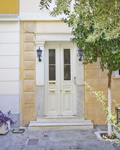 modern ház bejáratána - Fotó, kép
