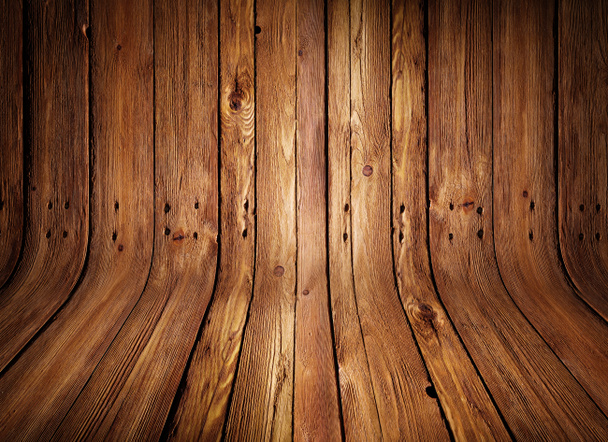 Vecchio sfondo in legno curvato
 - Foto, immagini
