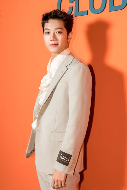 Taiwanese rapper, singer and actor Lai Kuan-lin, attends an activity of luxury brand Gucci in Shanghai, China, 12 November 2020. - Φωτογραφία, εικόνα