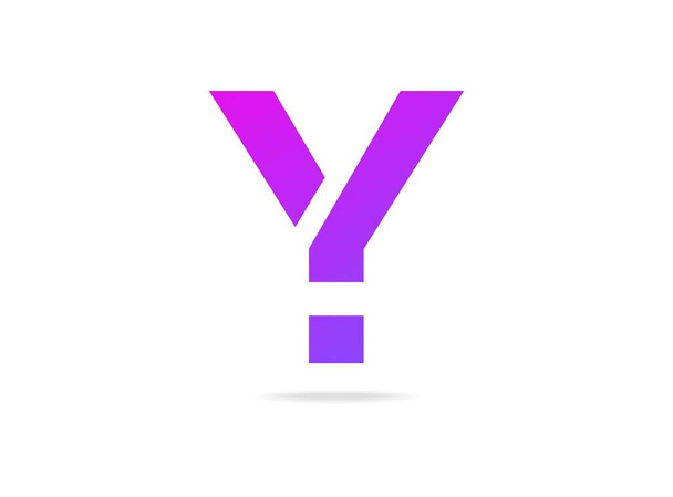 Diseño del icono del logotipo de la letra Y. Para etiquetas de marca, elementos de plantilla de diseño, póster creativo y más - Vector, Imagen