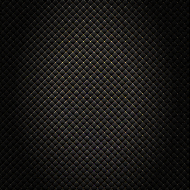 Panoramic texture of black and gray carbon fiber - illustration - Vektor, obrázek
