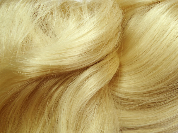 Blond hair texture background - Photo, Image
