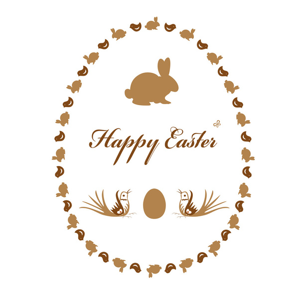 Easter greeting cards - Vector, Image