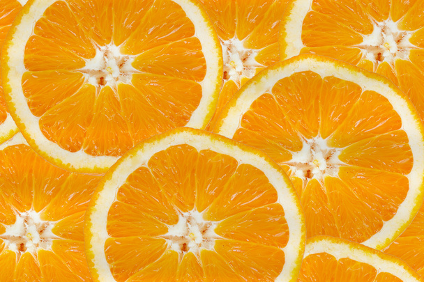 tło z owoców cytrusowych plasterki pomarańczy - Zdjęcie, obraz