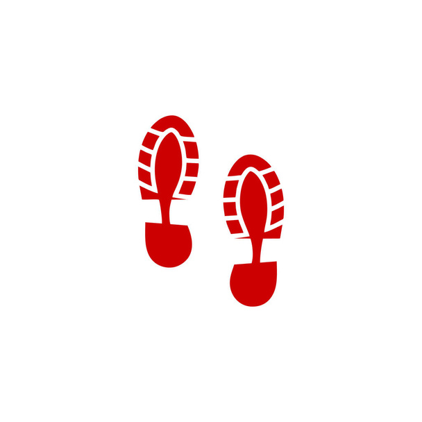 Значок следов обуви. Графические элементы для Вашего дизайна - Вектор,изображение