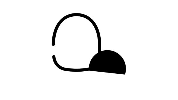 Анимация иконы по уходу за лицом в маске - Кадры, видео