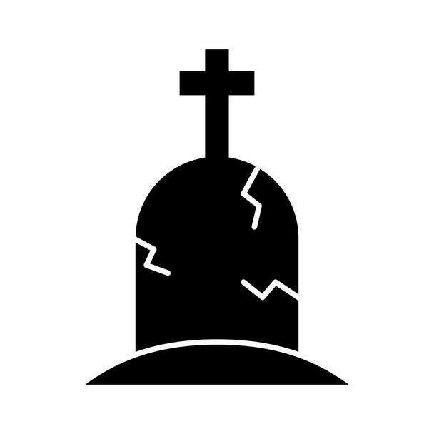GravestoneGlyph vector icon which can easily modify or edit - Vector, Image