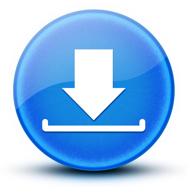 Download eyeball glossy blue round button abstract illustration - Zdjęcie, obraz