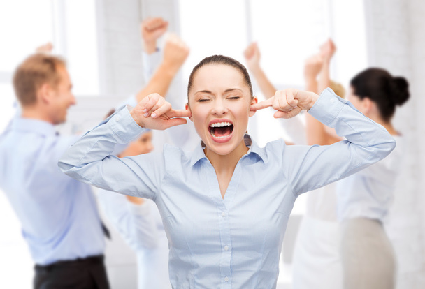 Angry screaming businesswoman - Photo, Image