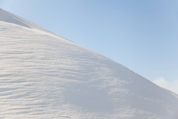 winter background with snow texture closeup - Φωτογραφία, εικόνα