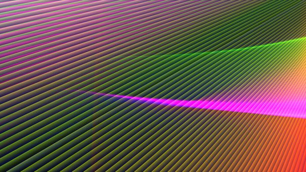 красочные геометрические яркие линии абстрактного фона, 3D рендеринг - Фото, изображение