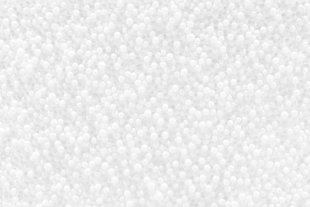 Fondo bolas blancas, mucha textura suave bolas de nieve. Fondo abstracto. - Foto, imagen