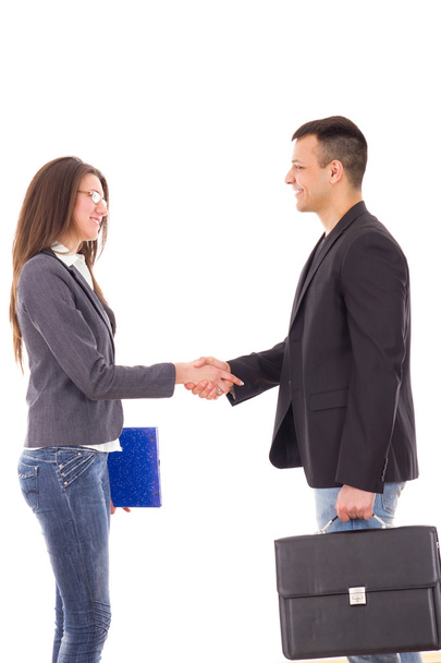 business colleagues shaking hands - Foto, imagen