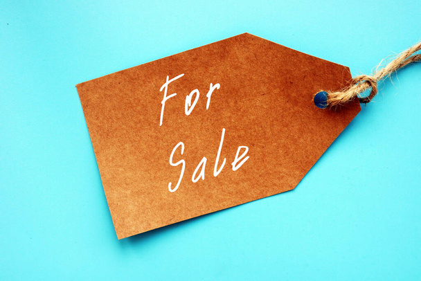 For Sale sign on the sheet - Photo, Image