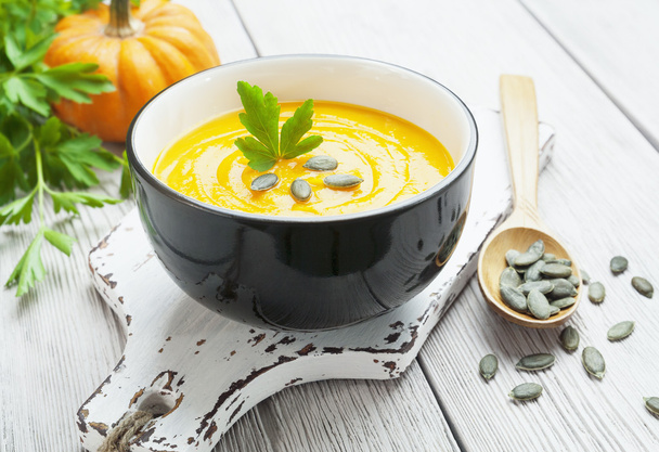 かぼちゃスープ - 写真・画像