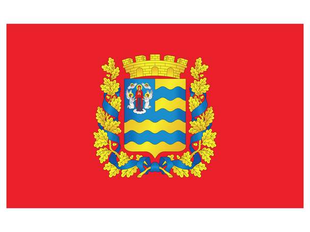 Flag of the Belarus Region of Minsk - Vector, Image