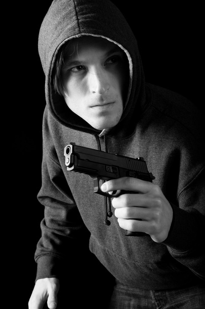 muž zbraň - Fotografie, Obrázek