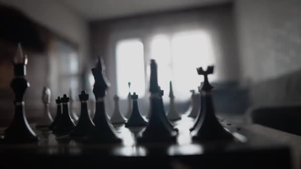 A sakk az asztalon van. - Felvétel, videó