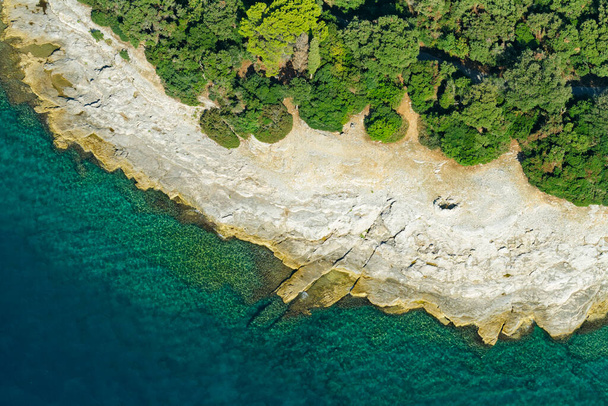 Вид з повітря на національний парк Бріуні (Хорватія). - Фото, зображення