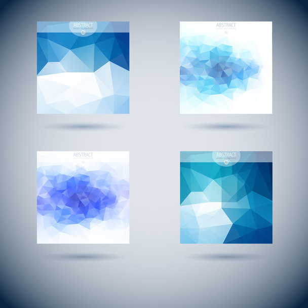 Set of abstract vector modern background - Vettoriali, immagini