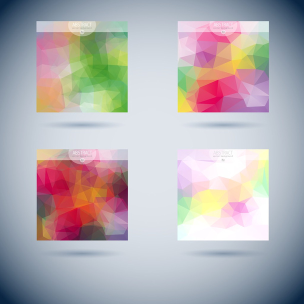 Set of abstract vector modern background - Вектор, зображення