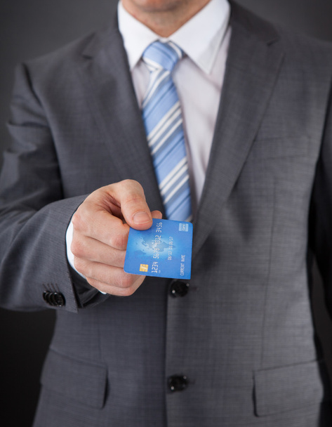 Businessman Giving His Credit Card  - Фото, зображення