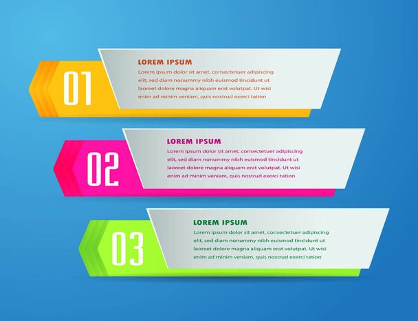 colorful modern text box template for website, computer graphic, technology and internet, banner - Vecteur, image