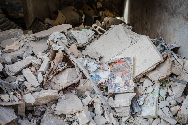 Suriye 'deki şehrin yıkımı - Fotoğraf, Görsel