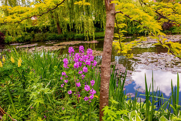 GIVERNY, FRANCIA, 21 DE MAYO DE 2015: jardines y estanques impresionistas de Claude Monet en Giverny, Normandía, Francia - Foto, imagen
