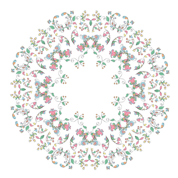 floral motifs in Russian style - Vecteur, image