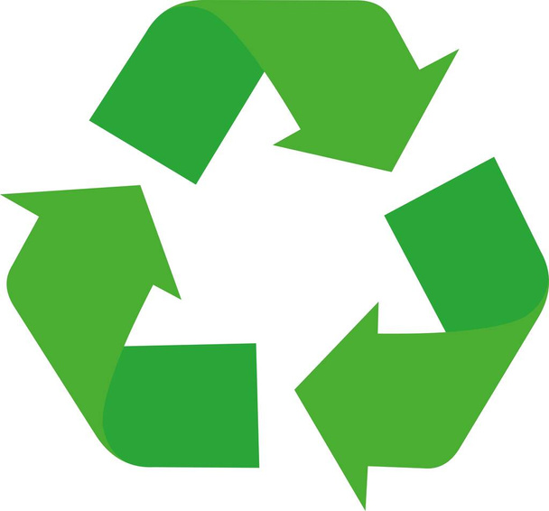 Vektorová ilustrace recyklačního symbolu - Vektor, obrázek