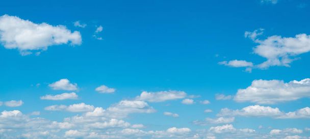 White clouds in blue sky. - Photo, Image
