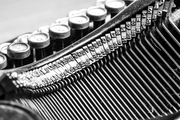 Close-up of old typewriter - Photo, Image