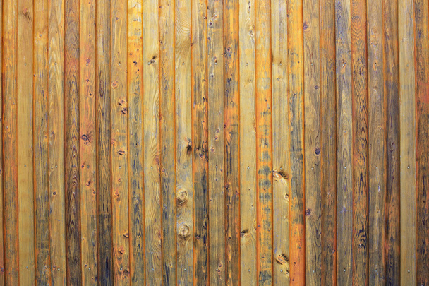 old wooden background in ochre color - Foto, imagen