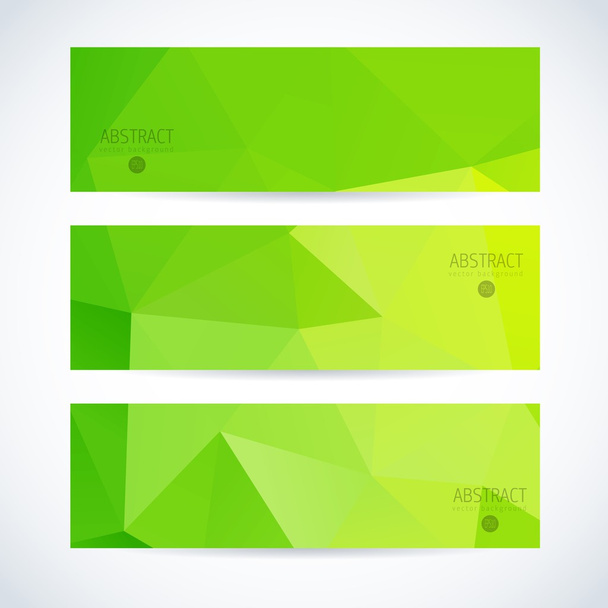 abstract vector moderne banner set - Vector, afbeelding