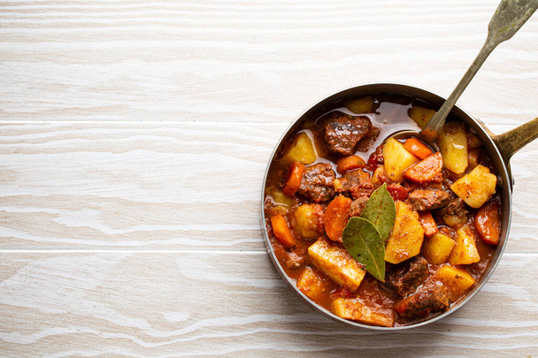 Meat vegetables stew - Photo, Image